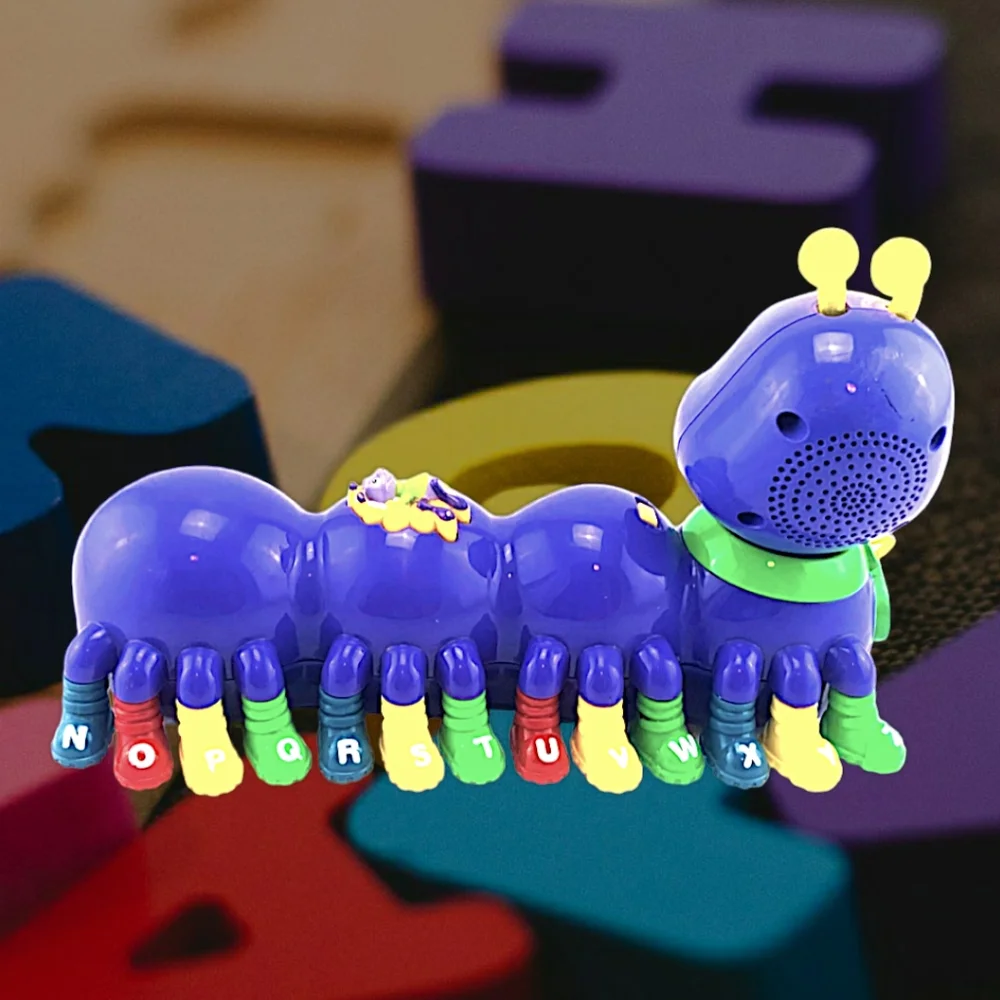 Leap Frog Alphabet Pal Caterpillar Purple Interactive Educational Music T…